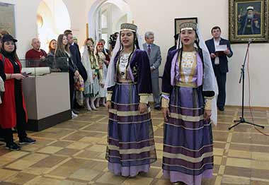 На открытии выставки