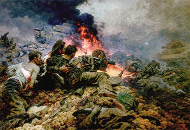 Ю. Волков. &laquo;Подвиг пяти черноморцев&raquo;.