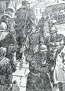 Иллюстрация к главе &laquo;Саша&raquo; из книги Н. Лугового &laquo;Опалённое детство&raquo;.